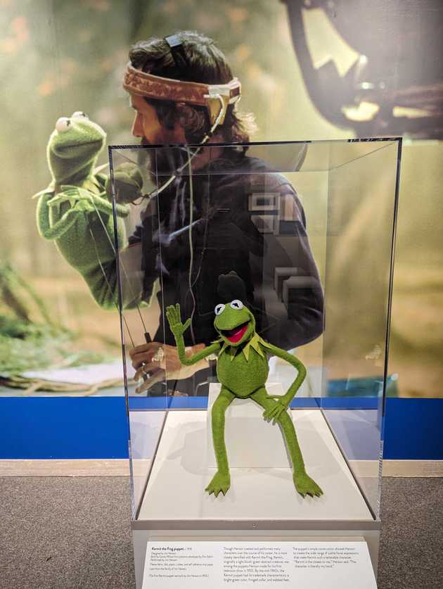 The man himself, Jim Henson. Plus Kermit