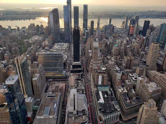Looking west from the 86th floor