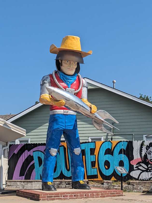 Space Cowboy, presumably named Maurice