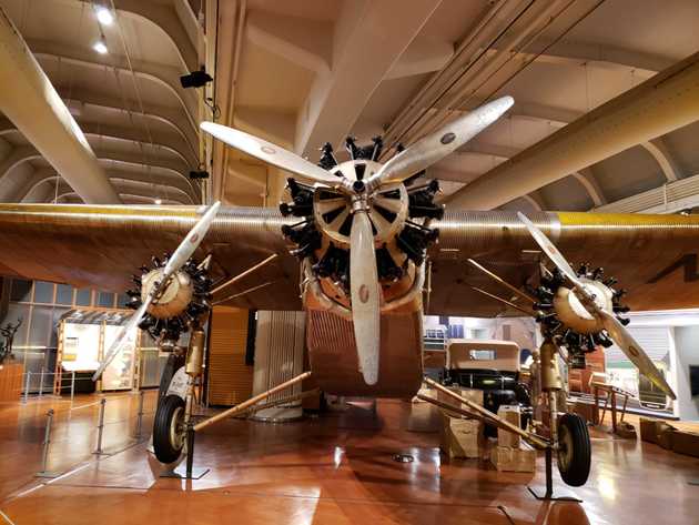The Ford Trimotor airplane
